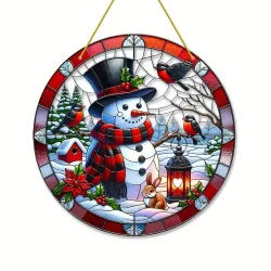 Snowman Suncatcher