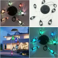 LED solar wind chime - Hanging Lanterns