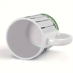 Golf-Themed Ceramic Mug - Double-Sided Coffee Cup - 11oz