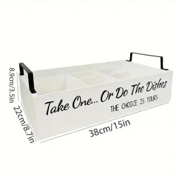 Take One or Do The Dishes - Kitchen Storage Organizer