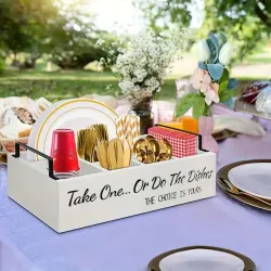 Take One or Do The Dishes - Kitchen Storage Organizer
