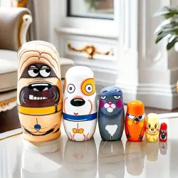 Fun Pets - Wooden Nesting Dolls Set