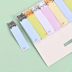 Cat Page Markers - Sticky Notes Set - 150 Count