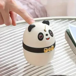 Automatic Panda Toothpick Dispenser - Cute Cartoon Design