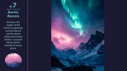 Arctic Aurora Landscape