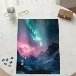 Arctic Aurora Landscape