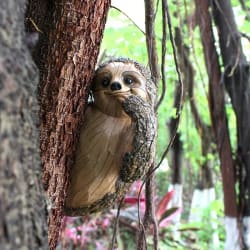 Adorable Sloth Tree Hugger Decoration - Funny Yard Art