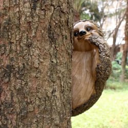 Adorable Sloth Tree Hugger Decoration - Funny Yard Art