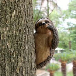 Adorable Sloth Tree Hugger Decoration - Funny Yard Art