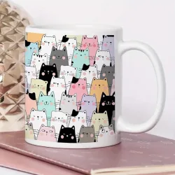 Cats, cats, cats - 11oz ceramic Mug for Cat Lover