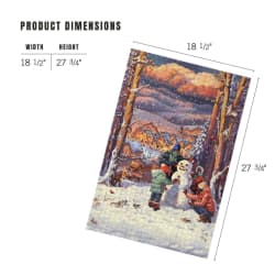 Vintage Snowman Winter