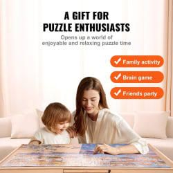 2000 Piece Puzzle Board with 6 Drawers and Cover
