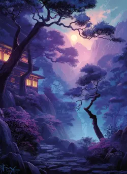 Twilight in Violet Mountain
