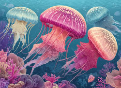 Jellyfish Bloom Fish