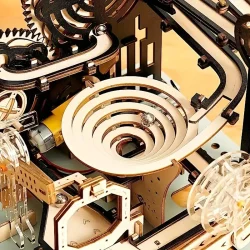 3D Wooden Puzzles Marble Run Model Kit - Electric