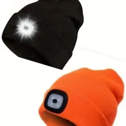 Rechargeable LED Beanie Hat