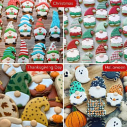 3-Piece Cookie Cutter Set - Christmas Gnome