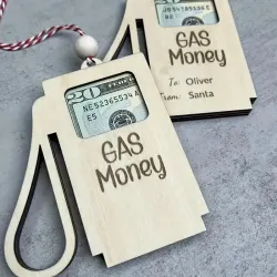 Christmas Tree Gift Card Ornaments - Gas Money, Gaming Money,