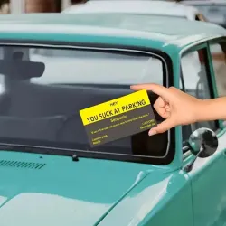 30pcs Funny Parking Cards