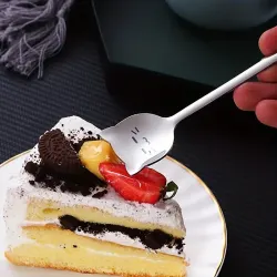 4 Whimsical Long Tail Cat Tea Spoons