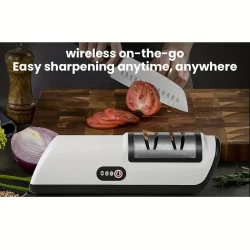 Automatic Electric Knife Sharpener - 2-Speed