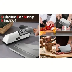 Automatic Electric Knife Sharpener - 2-Speed