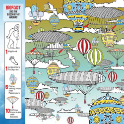 Bigfoot Goes Back in Time - Kid's Puzzle Adventure Book