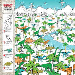 Bigfoot Goes Back in Time - Kid's Puzzle Adventure Book