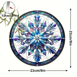 Snowflake Suncatcher (9''x9'')