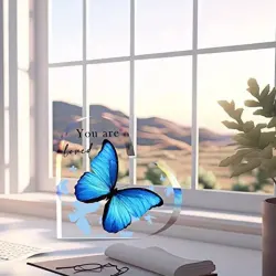 You Are Loved Butterfly Acrylic Plaque