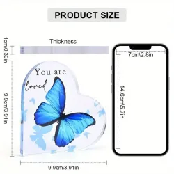 You Are Loved Butterfly Acrylic Plaque