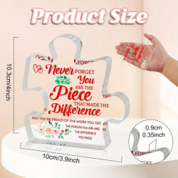 Versatile Acrylic Puzzle Plaque