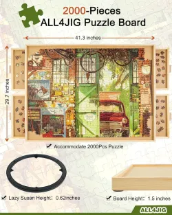 2000 Piece Rotating Puzzle Board