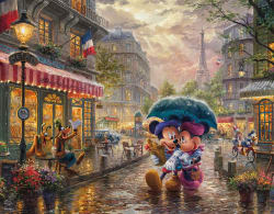 4 in 1 Thomas Kinkade Disney Travel Disney