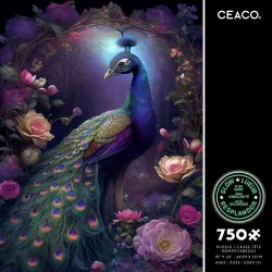 Peacock Glow Birds