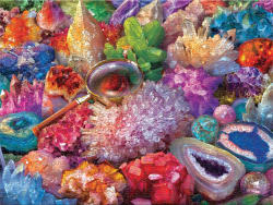Sparkling Minerals Texture Collage