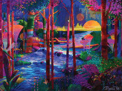 Sleeping Giants Glow Forest