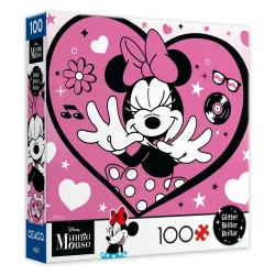 Minnie Heart Glitter Disney