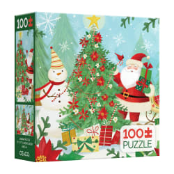 Santa Decorates The Tree Christmas