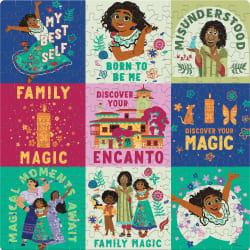 Encanto Flat Flower Collage Disney