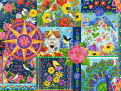 Sundial Patchwork Flower & Garden
