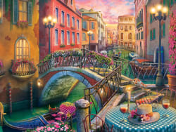 Venice Canal At Dusk Travel