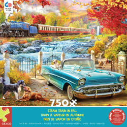 Steam Train In Fall - Scratch and Dent Dogs