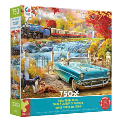 Steam Train In Fall - Scratch and Dent Dogs