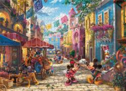 Mickey & Minnie In Mexico Travel Jigsaw Puzzle