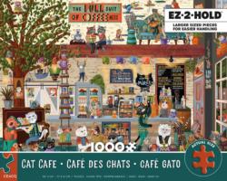 Cat Cafe Cats Jigsaw Puzzle