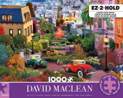 Colorful Lombard Street Nostalgic & Retro