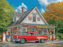 Country Gas Station Nostalgic & Retro