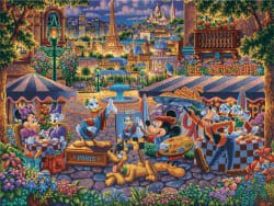 Mickey And Friends Painting In Paris Disney