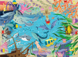 Under The Deep Blue Sea Glitter Sea Life